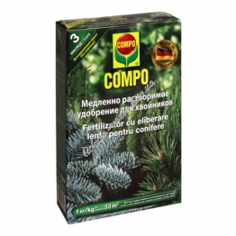 Compo Твердое удобрение долговременного действия для хвойных 1 кг